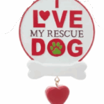 Rescue Dog Personalized Ornament